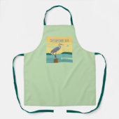 Tablier La Baie De Chesapeake Le Plus Grand Estuaire D'Amé (Recto)