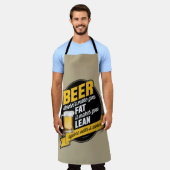 Tablier La Bière Vous Rend Maigre (Porté)