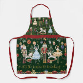 Tablier La Boulangerie Festive de Noël de Nutcracker Balle (Recto)