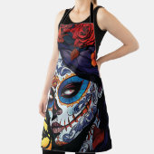 Tablier La Calavera Catrina Jour d'Halloween des morts (Insitu)