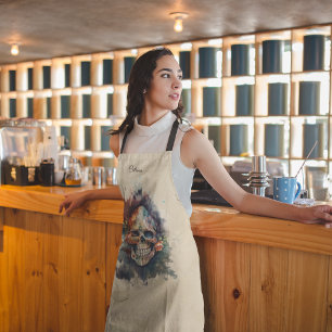 Tablier La Calavera Hermosa, sur mesure