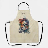 Tablier La Calavera Hermosa, sur mesure (Recto)