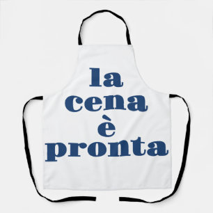 Tablier La Cena E Pronta