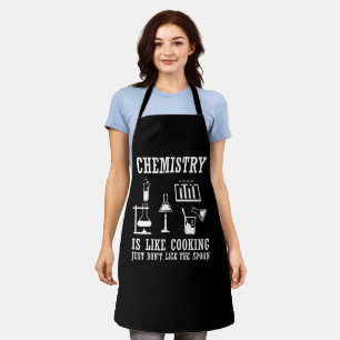 Tablier La chimie est comme cuisiner citation de chimiste