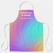 Tablier La Créativité Est Masse Je Suis Très Créatif Amusa (Recto)