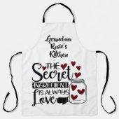 Tablier La cuisine de grand-mère | L'ingrédient secret est (Recto)