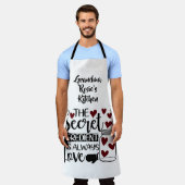 Tablier La cuisine de grand-mère | L'ingrédient secret est (Porté)