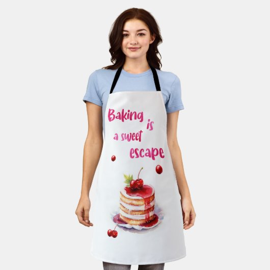 Tablier La Cuisine Est Une Fuite Douce (Porté)