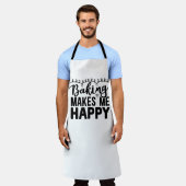 Tablier La Cuisine Me Rend Heureux (Porté)