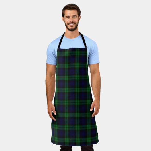 Tablier La Cuisine Tartan à la Veille Noire (Porté)
