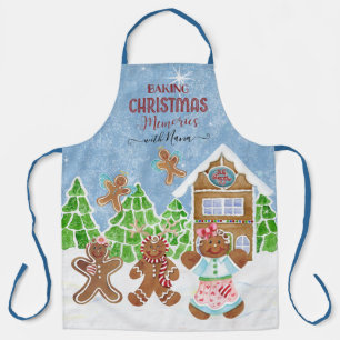 Tablier La cuisson des souvenirs de Noël chez Nana Ginger