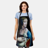 Tablier La Dame avec une mine, Léonard de Vinci (Porté)