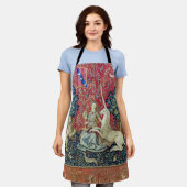 Tablier La Dame et la licorne, Vue (Porté)