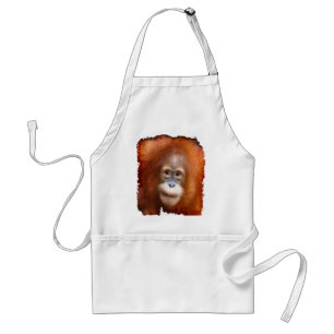 Tablier La faune sauvage de l'Orangutan de Great Ape Les a