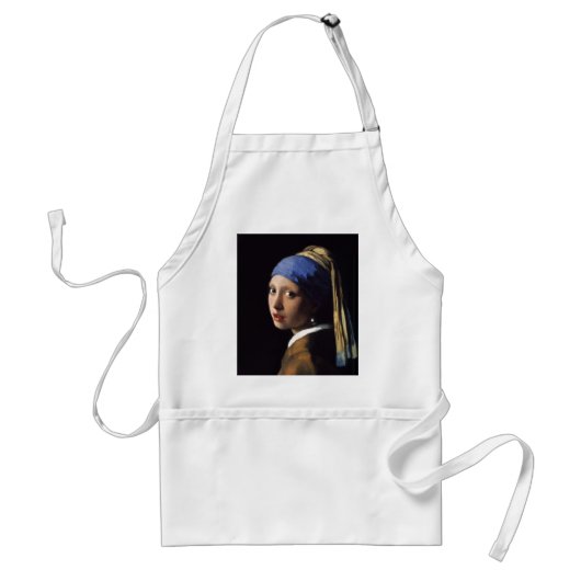Tablier La Fille avec une perle de Johannes Vermeer (Devant)