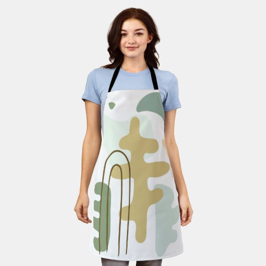 Tablier La forêt moderne Abstraite (Porté)