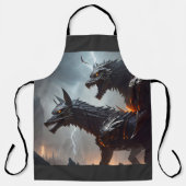 Tablier La foudre Cyborg Wolves (Recto)