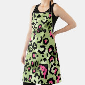 Tablier La fourrure de léopard, motif sans couture branché (Insitu)