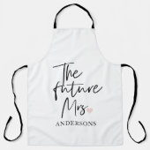 Tablier La future Mme et Votre Nom | Cadeau de beauté mode (Recto)