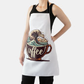 Tablier La Grande Vague De Café (Insitu)