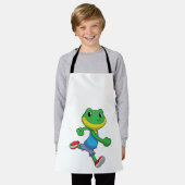 Tablier La grenouille comme coureur à la course (Porté)