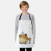 Tablier La grenouille comme docteur avec le manteau du doc (Porté)