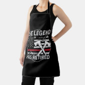 Tablier La Légende A Retraité Le Pompier Retraité (Insitu)
