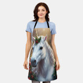 Tablier « La Licorne de Noël » (Porté)