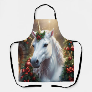 Tablier « La Licorne de Noël »