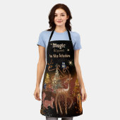 Tablier La magie se passe dans la cuisine - Noël fantasque (Porté)