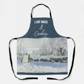 Tablier La Magpie de Claude Monet (Recto)