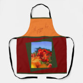 Tablier La maison du pavot - Art apron (Recto)