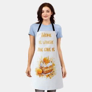 Tablier La maison est où est le gâteau