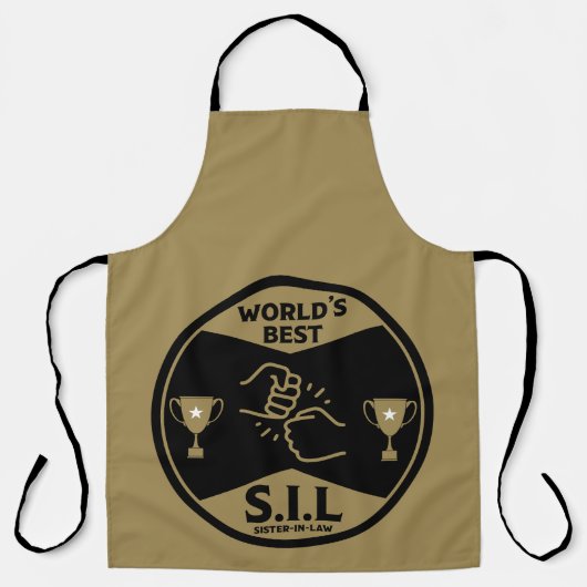 Tablier La meilleure belle-soeur du monde (Recto)