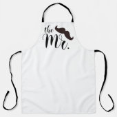 Tablier La Moustache noire Brown M. Quote (Recto)