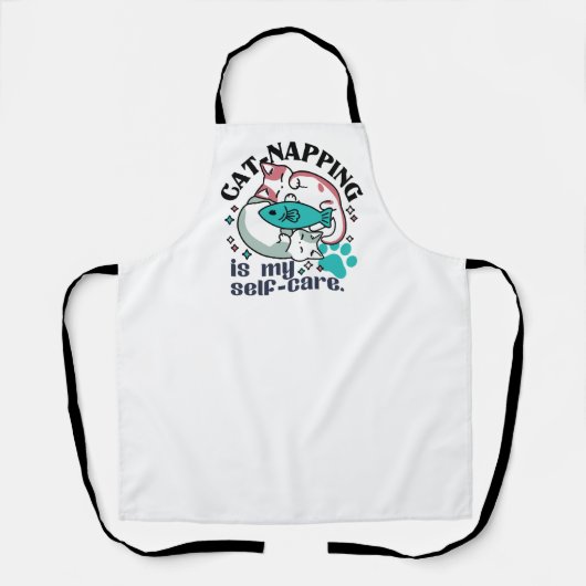 Tablier La Nappage De Chats Est Mon Soin Personnel : Chats (Recto)
