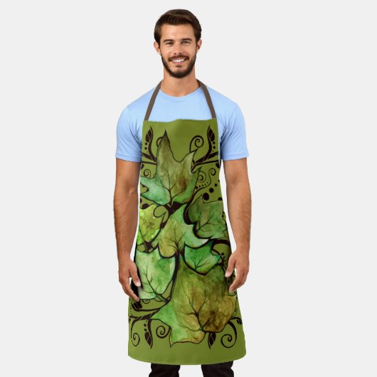 Tablier La nature verte du Ivy (Porté)