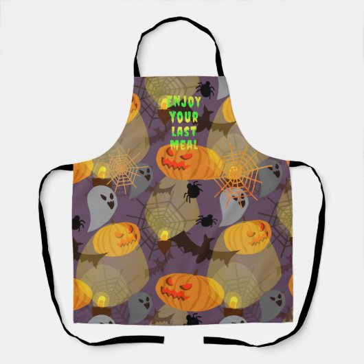 Tablier La nuit d'Halloween (Recto)
