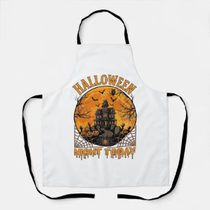 Tablier La nuit d'Halloween aujourd'hui Manoir hanté Citro