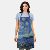 Tablier La nuit étoilée de Van Gogh (Porté)