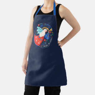 Tablier La paix sur Terre Angel Design
