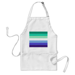 Tablier La palette de drapeau des hommes gays trans-inclus