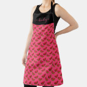 Tablier La pastèque d'été sur le Motif rose (Insitu)