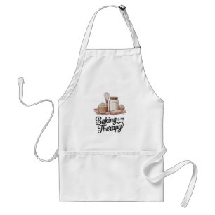 Tablier La pâtisserie est ma thérapie Citation Art
