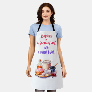 Tablier La pâtisserie est une forme d'art