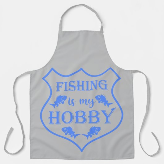 Tablier La pêche est ma citation de bouclier de loisir sur (Recto)
