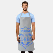 Tablier La pêche est ma citation de bouclier de loisir sur (Porté)