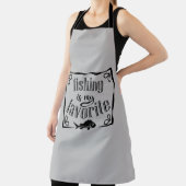 Tablier La pêche est ma citation préférée (Insitu)