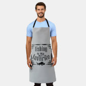 Tablier La pêche est ma citation préférée (Porté)