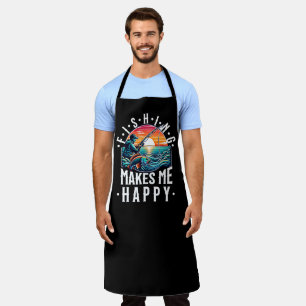 Tablier La Pêche Me Rend Heureux
